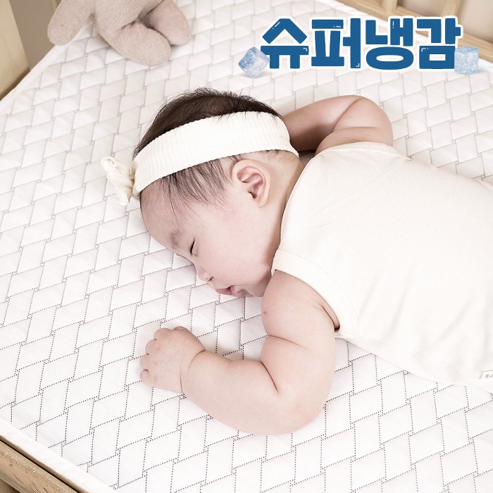 [입고지연] 커블 듀라론 아기 쿨매트｜신생아 영유아 태열방지 냉감소재